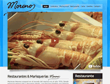 Tablet Screenshot of marisqueriamoreno.com